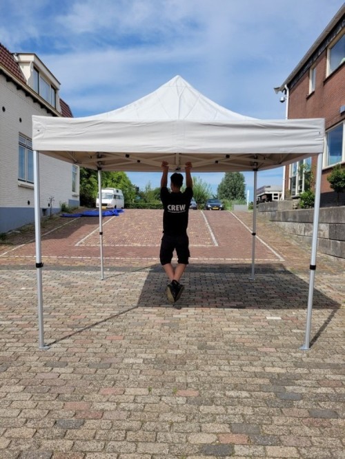 Partytent 3x3m - Lichtgrijs